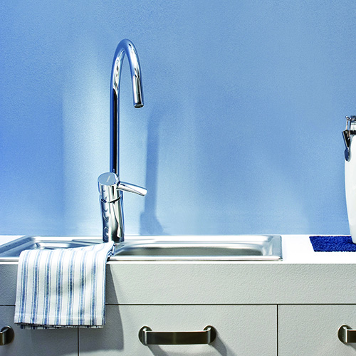 Commercial Kitchen Water Purifier Faucet Assembly, brushed gold